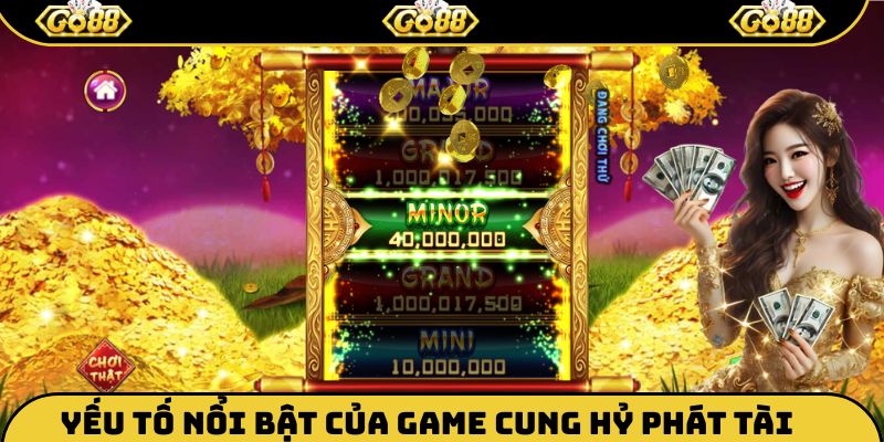 Yếu tố nổi bật của game Cung hỷ phát tài
